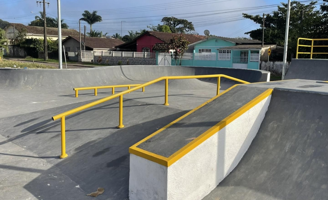 Prefeitura De Antonina Inaugura Mais Uma Pista De Skate No Município