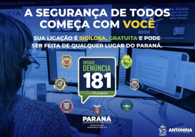 Disque-Denúncia 181: Segurança de Todos Começa com Você