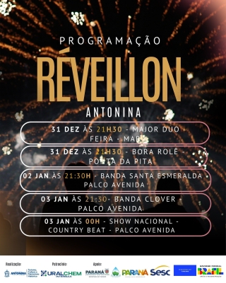  Réveillon 2026 em Antonina 