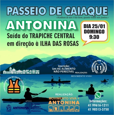 Passeio de Caiaque em Antonina