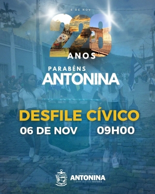 Antonina celebra 228 anos de emancipação política com tradicional desfile cívico