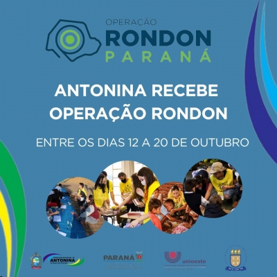 Operação Rondon em Antonina, acompanhe a programação