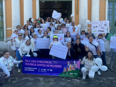 Prefeitura de Antonina realiza caminhada em homenagem ao Dia Estadual de Combate ao Feminicídio