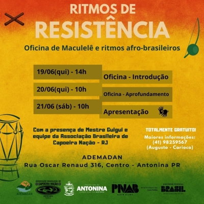 Ritmos de Resistência: Oficina de Maculelê e Cultura Afro-Brasileira em Antonina