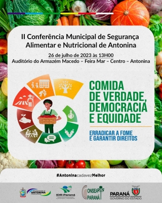 II Conferência Municipal de Segurança Alimentar e Nutricional de Antonina 