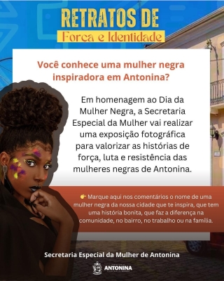 Retratos de Força e Identidade valoriza histórias de mulheres negras de Antonina