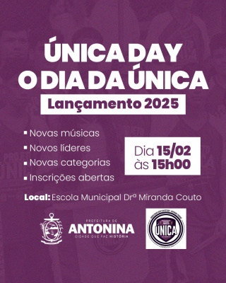 Antonina sedia “Única Day” para lançamento do projeto 2025