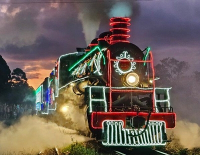 Rumo ao Natal volta a iluminar os trilhos e Antonina será novamente cenário desta magia