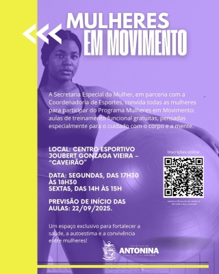 Prefeitura de Antonina lança projeto “Mulheres em Movimento” com aulas gratuitas de treinamento funcional