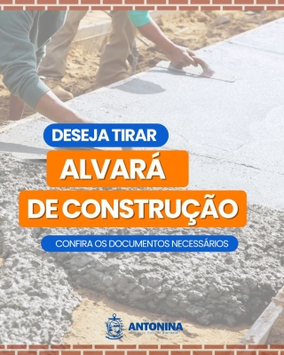 Prefeitura de Antonina reforça a importância da emissão do Alvará de Construção