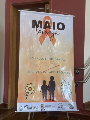 Prefeitura de Antonina realiza campanha Maio Laranja no munícipio 