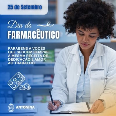 25 de setembro – Dia Internacional do Farmacêutico