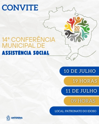 Prefeitura de Antonina realiza a 14ª Conferência Municipal de Assistência Social