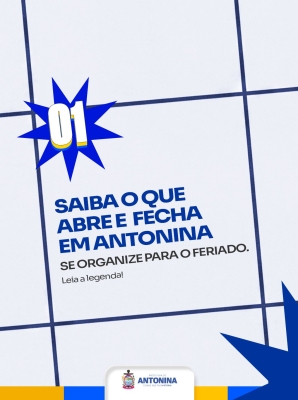 Dia do Trabalhador: Confira o que abre e fecha em Antonina neste feriado de 1º de maio