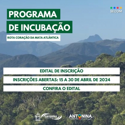 Prefeitura de Antonina divulga chamamento Público para o Programa do Invest Paraná no Turismo