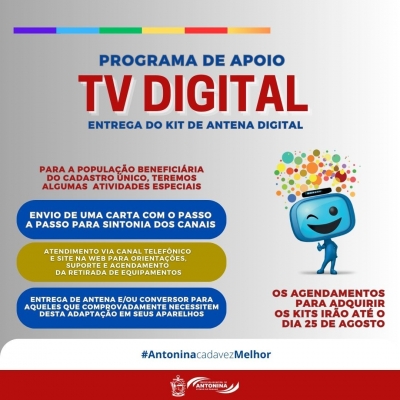 Projeto Seja Digital do Ministério das Comunicações em Antonina