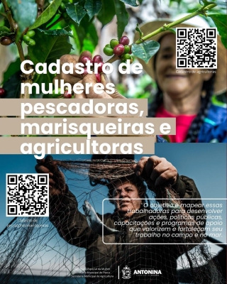 Prefeitura de Antonina realiza cadastro de mulheres pescadoras, marisqueiras e agricultoras