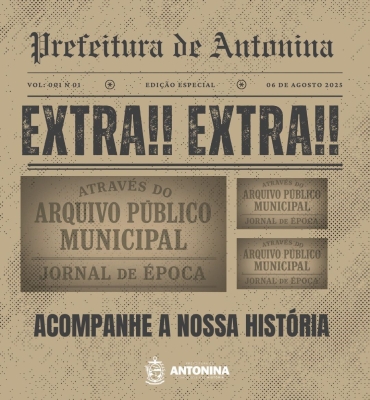  Prefeitura de Antonina lança projeto “Jornal de Época” e resgata preciosidades da história local