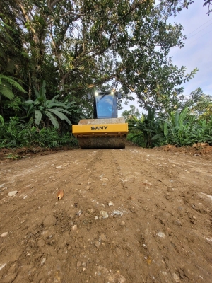 Prefeitura de Antonina realiza melhorias na estrada do Rio Pequeno