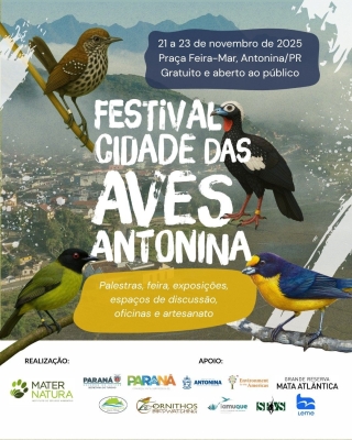 Antonina realiza o Festival Cidade das Aves com programação especial e atividades no Armazém Macedo