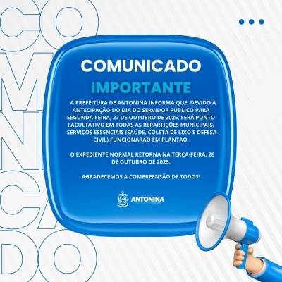COMUNICADO IMPORTANTE 