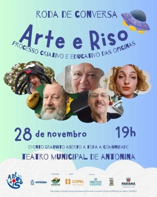 Antonina recebe a roda de conversa da Cia Arte e Riso