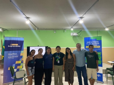 Palestra no Colégio Estadual Brasílio Machado