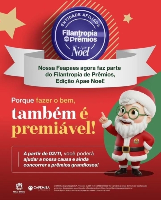 Prefeitura de Antonina apoia campanha “Filantropia de Prêmios – Edição Apae Noel”