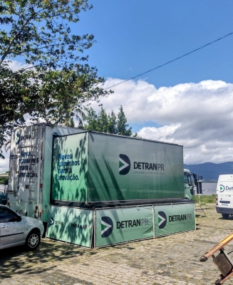 Unidade Móvel do Detran-PR atende moradores e veranistas em Antonina