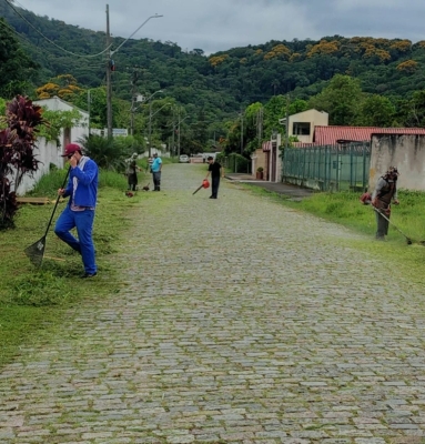 Limpeza por toda cidade