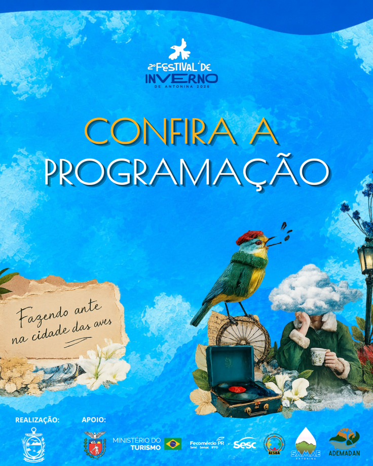 Prefeitura de Antonina divulga a programação do Festival de Inverno e reserva surpresas para o Palco Principal