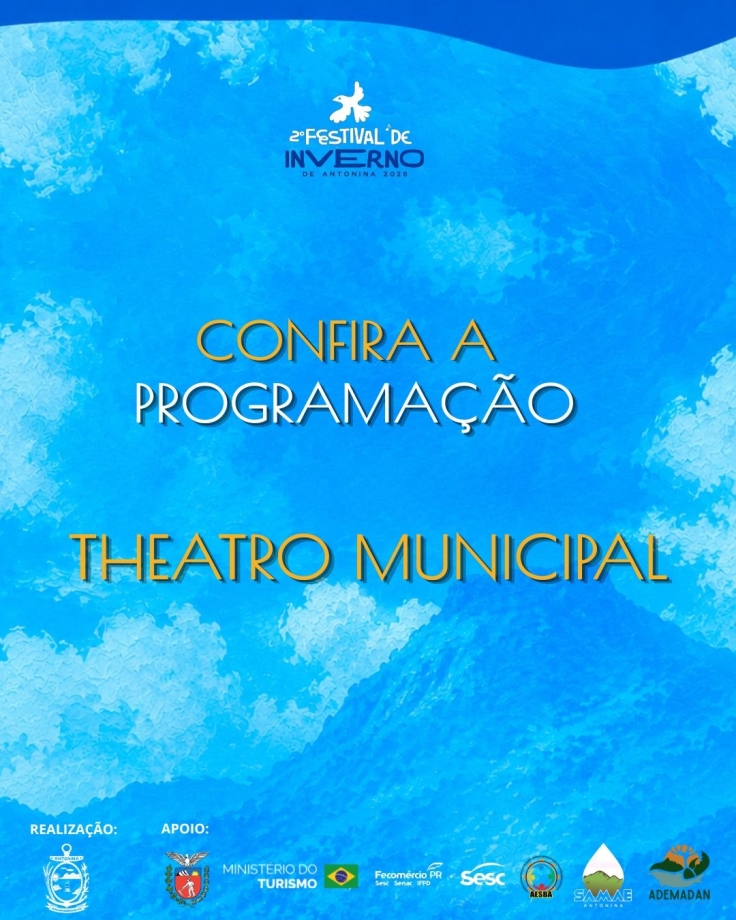 2° Festival de Inverno de Antonina, acompanhe a programação no Theatro Municipal