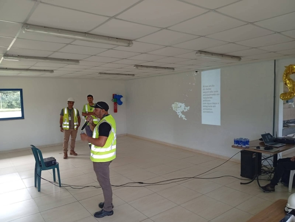 Vigilância Ambiental,participa da SIPAT do Terminal Portuário Ponta do Félix