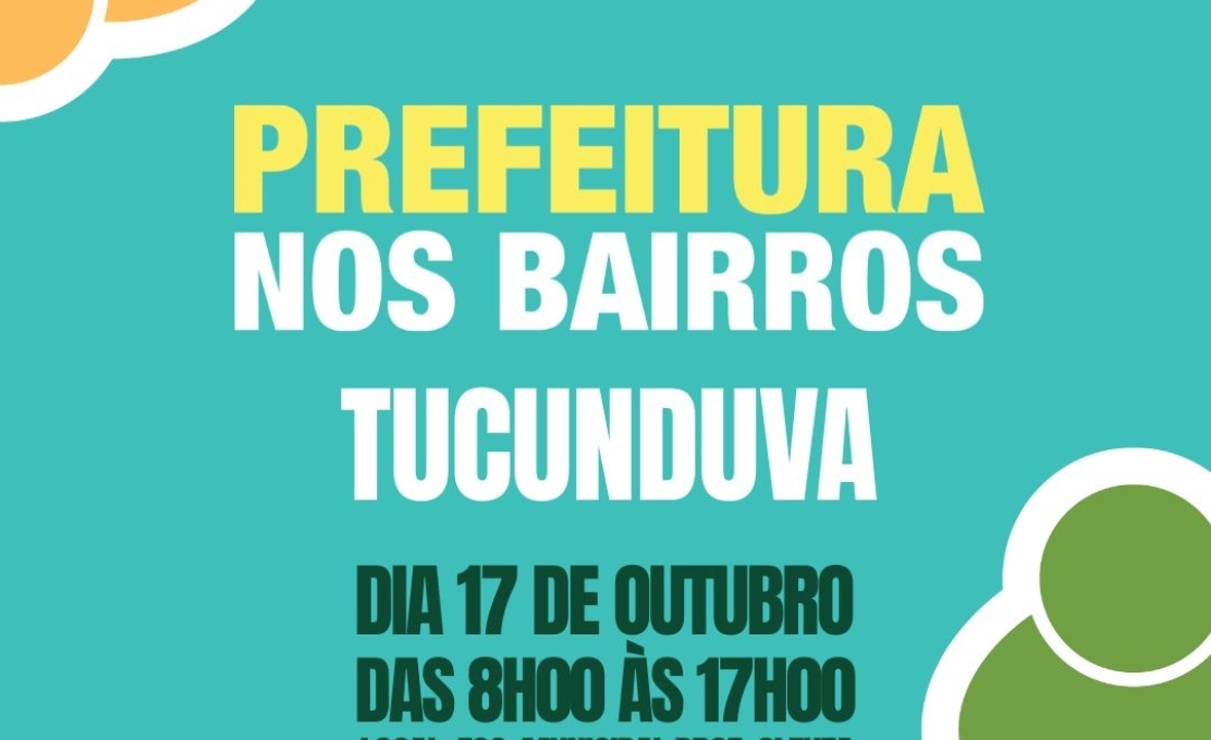 Prefeitura nos Bairros leva serviços de saúde, assistência social e atendimento à população do Tucunduva
