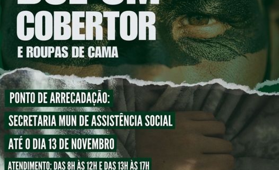 Campanha Doe Um Cobertor