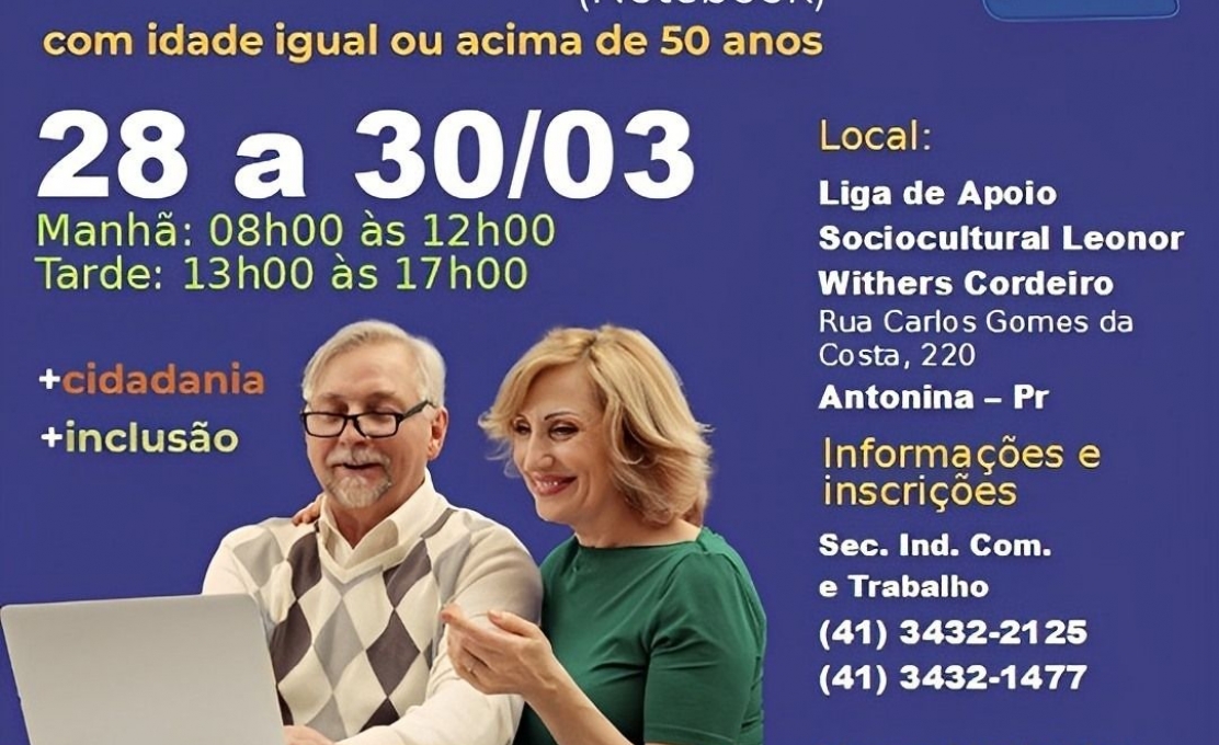 Prefeitura De Antonina Disponibiliza Curso Básico De Internet E Redes Sociais Para I...