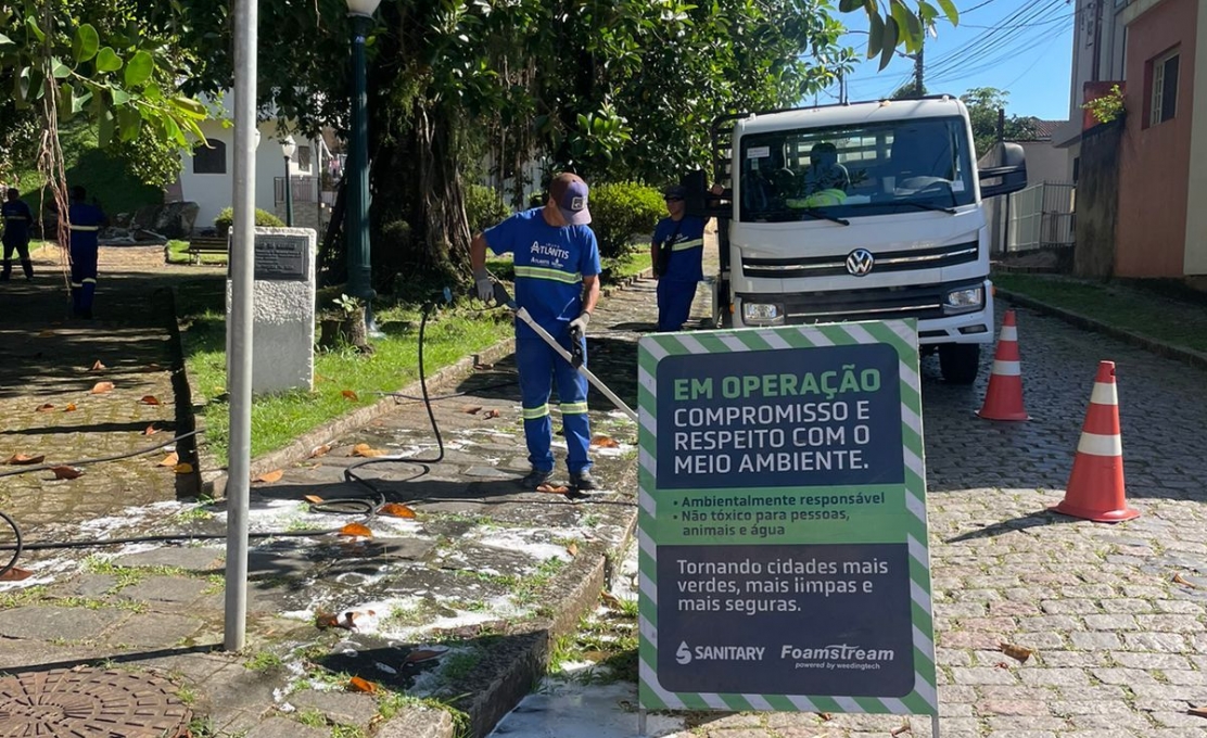 Prefeitura De Antonina Segue Investindo Em Técnicas Inovadoras Para Limpeza Pública