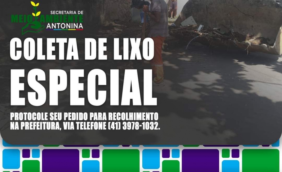 Prefeitura De Antonina Oferece Serviço De Retirada De Lixo Especia