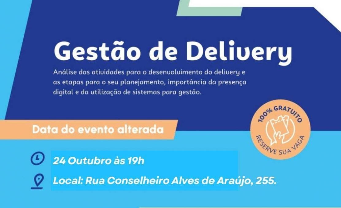 Convite Especial: Palestra Sobre Gestão De Delivery