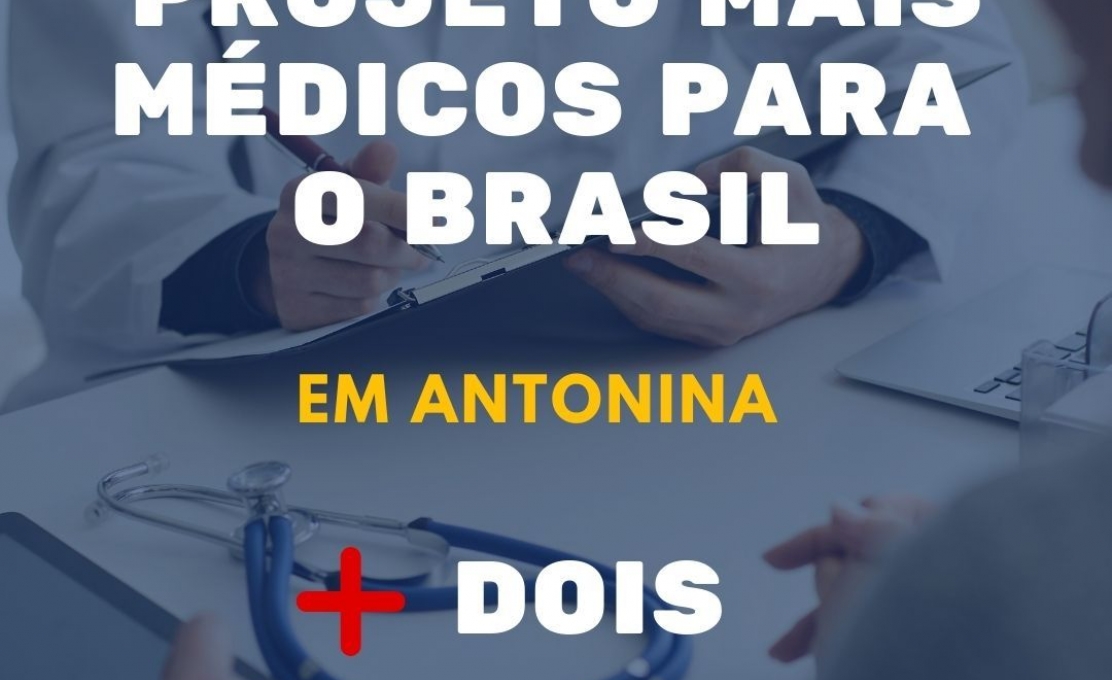 Prefeitura De Antonina Realiza A Contratação De Mais 2 Médicos Do Programa Mais M�...