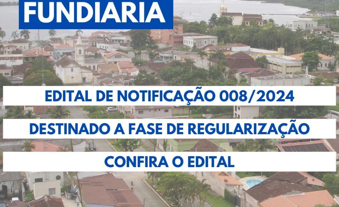 Prefeitura De Antonina Divulga Edital De Notificação Sobre A Regularização Fundi...