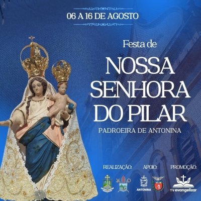 Antonina celebra a tradicional Festa de Nossa Senhora do Pilar confira a programação