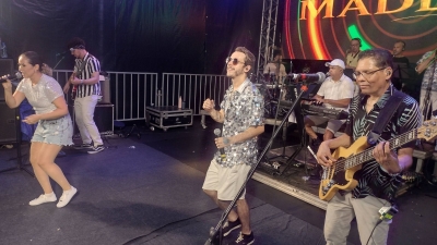 A noite de sexta-feira no Carnaval também foi marcada pelo show da Banda Madeira