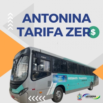 Antonina tem Tarifa Zero no Transporte Coletivo 