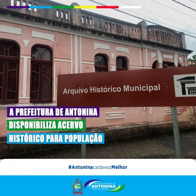 Prefeitura de Antonina disponibiliza acervo público para toda população