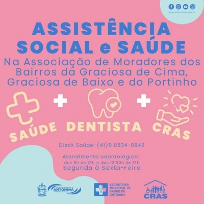 Prefeitura de Antonina reforça atendimento médico e odontológico no município