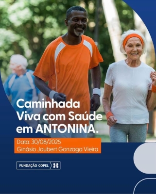 Caminhada “Viva com Saúde” anima Antonina neste sábado