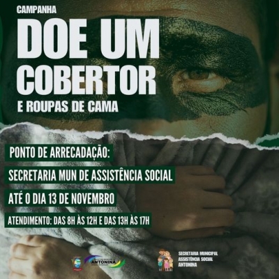 Campanha Doe Um Cobertor