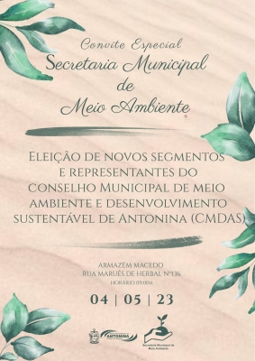 Prefeitura de Antonina convida a população a participar da Conferência de Meio Ambiente
