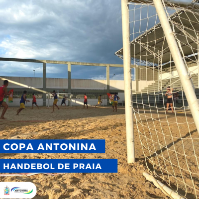 Em parceria com o Projeto Verão Maior, Prefeitura de Antonina realiza a Copa de Handebol de Areia 